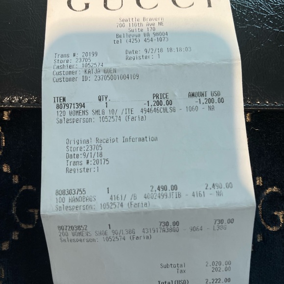 Like New Gucci Dionysus Bag GG
Velvet Medium
With receipt - Picture 6 of 6